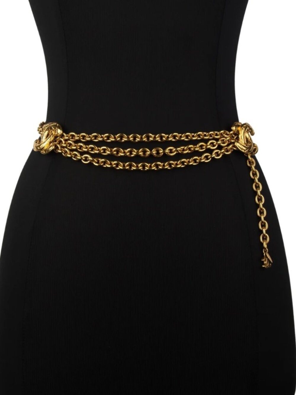 Chanel Vintage Interlocking Chain CC Logo Waist Belt - Picture 8 of 8